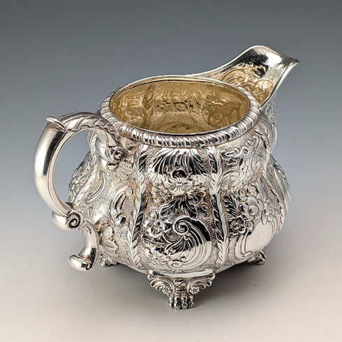 1832 British Antique Irish Sterling Silver Jug, 314g, by Edward Crofton
